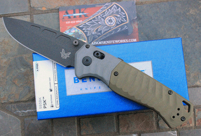 Benchmade 593BK PSK Assisted Axis Lock w/G-10 & MAGNACUT