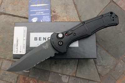 Benchmade CLAYMORE Model 9070SBK Military Law Enforcement w/ D-2