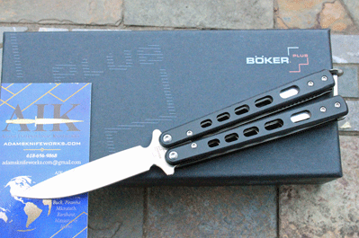 BOKER PLUS USA Small Skeleton Balisong w/G10 & D2 06EX226