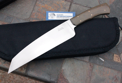 Custom Chef\'s Kitchen Knife Hand Made by Craig Schneider