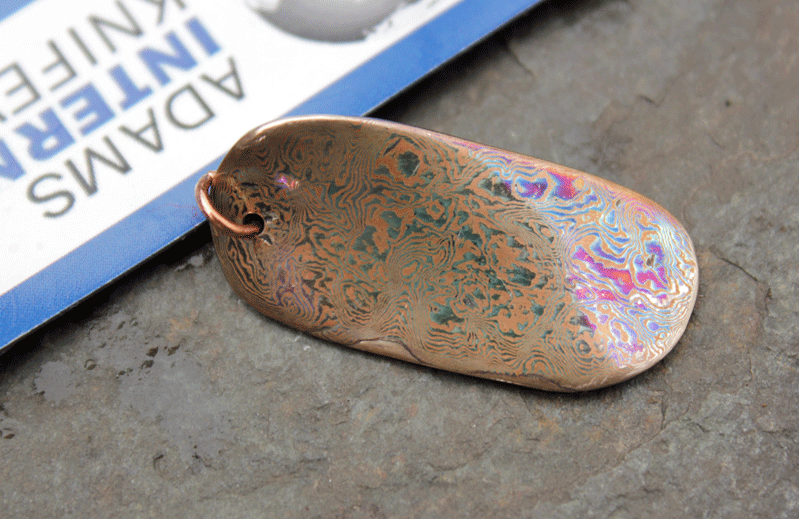 Custom Handmade Pendant With Mokume Gane By Craig Schneider Adams   Craig P3(large) 