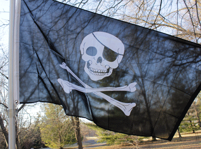 Jolly Roger Skull & Crossbone Flag