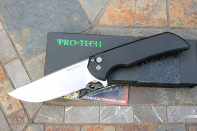 Pro-Tech Exclusive MORDAX Button Lock Flipper w/S45VN Stainle