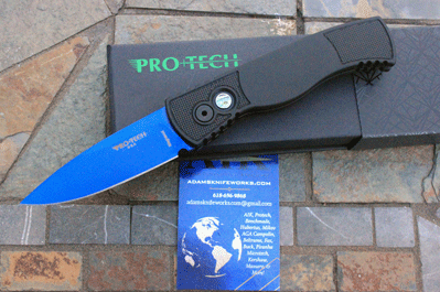 Protech Limited Tac Response TR 2 Sapphire Blue Blade